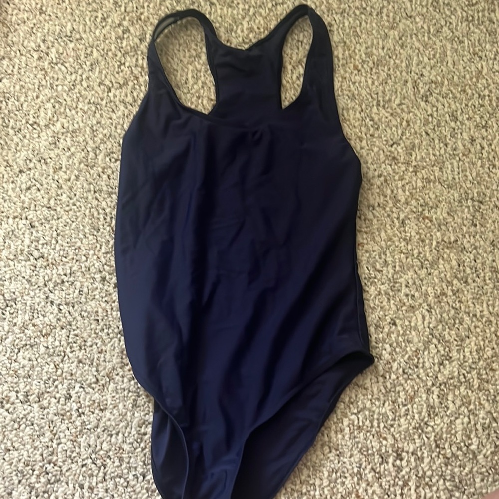 Navy one piece swimsuit